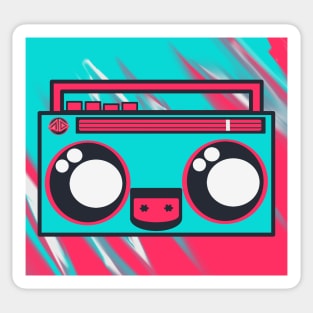 BOOMBOXIE; retro bro Sticker